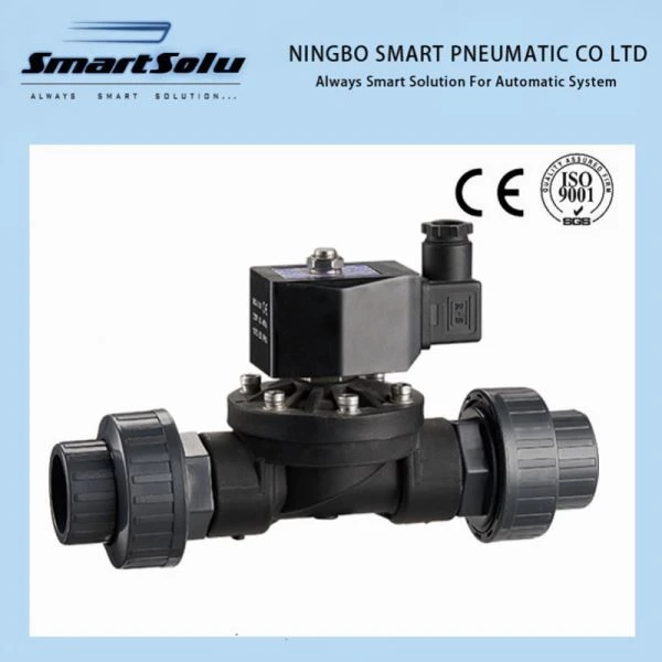 2W-SL-serien Live-forbindelse Flange-type Plastic Solenoid Valve